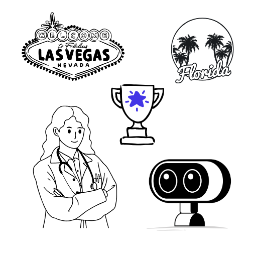 Artificial intelligence and vets working together.